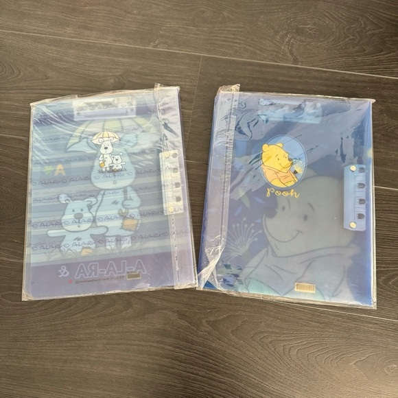 NWT - 2 Blue Clip Folders - Picture 2 of 2